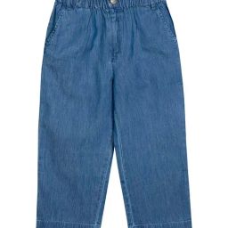 Budding Bees Kids Blue Cotton Trousers-picture-32