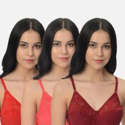 Mod & Shy Multi Lace Print Bra Set-picture-19