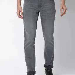 Spykar Light Grey Slim Fit Low Rise Jeans-picture-18