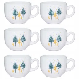 Cello White Opalware Cup (0.16 L) - Set of 6 image 2