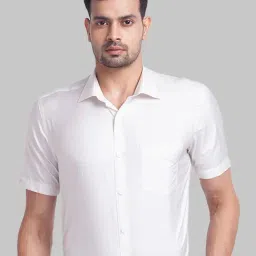 Park Avenue White Regular Fit Shirt-picture-23