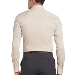 Raymond Beige Contemporary Fit Texture Shirt image 2