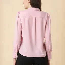 Allen Solly Pink Regular Fit Shirt image 2