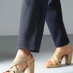 Inc.5 Women's Beige Cross Strap Sandals-picture-13