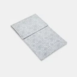 Fabindia Blue Hand Block Cotton Printed Bed Sheet with Pillow Cover image 4