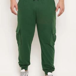 Club York Green Cotton Regular Fit Joggers-picture-38