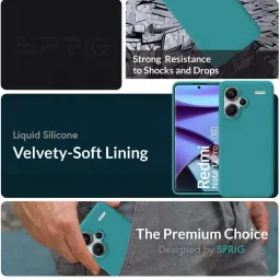 Sprig Back Cover for Redmi Note 13 Pro Plus (Blue) image 2