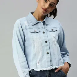 SHOWOFF Blue Cotton Jacket-image-20