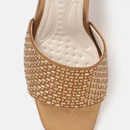 ELLE Women Embellished Party Block Heels image 3