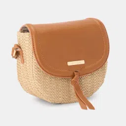 Forever Glam by Pantaloons Brown Sling Handbag image 3