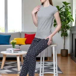 Kryptic Navy Printed Pyjamas image 5