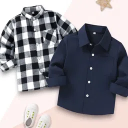 VANI COUTURE Boys Buffalo Checks Checked Casual Shirt-picture-14