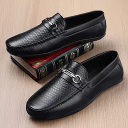Thivim Men Leather Formal Loafers-picture-16