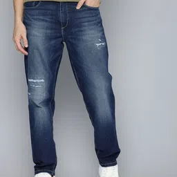 Levis Men 550'92 Relaxed Fit Low Distress Heavy Fade Stretchable Jeans-picture-19