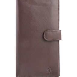 Kara Brown Solid Leather Bi-Fold Wallet-picture-3