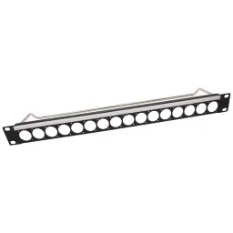 CLIFF ELECTRONIC COMPONENTS PATCH PANEL, XLR, 16P, 1U, M3 HOLES, CP30151 image 1