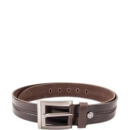 Kara Brown Textured Leather Waist Belt-picture-23