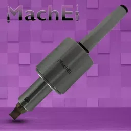 MachEl MT2 Shank Rotary Broach Set with 7 HSS Square Punches M10x1.5 mm Drawbar Thread (MT2-Square) image 3