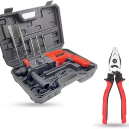 Walkers 1200 W Hammer Impact Drill Kit 26 mm Chuck Size with 5 Bits, WKCB377M1-picture-22