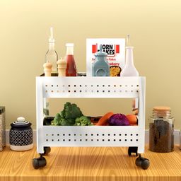 RUBOXA Silver-Toned 2-Tier Stainless Steel Multi-Purpose Kitchen Organizer-picture-12