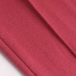 Zero Interlock Knit Full Length Lounge Pant - Maroon image 3