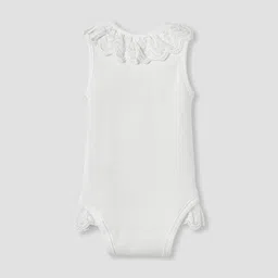 Giggles by Babyshop Infants Girls Self Design Cotton Round Neck Bodysuit image 4