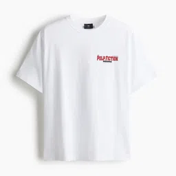 H&M Pure Cotton Loose Fit T-shirt-picture-35
