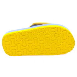 Babyoye Flip Flops with Back Strap Tiger Print - Blue image 5