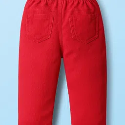 ToffyHouse Knitted Full Sleeves Winter Wear Sweatshirt & Pant Set With Vehicle Print - Navy Blue image 5