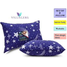 VILLAGERS Unisex Blue Pillows-picture-36