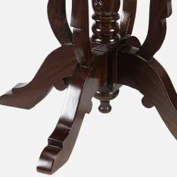 mudramark from pepperfry Nube Teak Wood End Table in Walnut Finish image 5