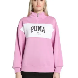 Puma Pink Cotton Printed Hoodie-image-28