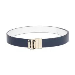 TOMMY HILFIGER Belt for Women, Small, Josphinie, Navy+off White image 3