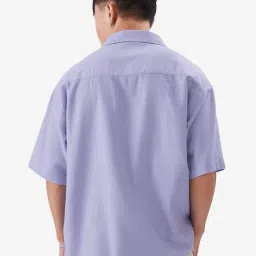 The Souled Store Purple Loose Fit Shirt image 2
