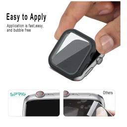 Sprig Edge To Edge Tempered Glass for iWatch series 10 (Pack of 1) image 2