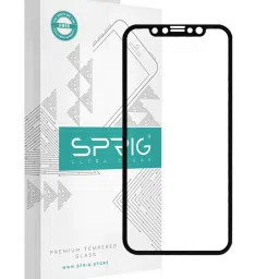 Sprig Edge To Edge Tempered Glass for Apple iPhone XS Max (Pack of 1) image 2