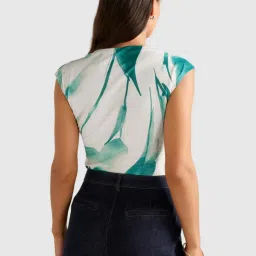 forever new Mel Extended Sleeve Mesh Top image 2