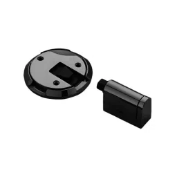 Altitude Soft Touch Stopper Metal Body Black Finish for Bedrooms, Study Rooms, Hospitals, And Libraries-image-79