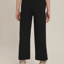 VERO MODA GIRL Jet Black Printed Trousers image 2