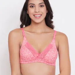 Clovia Pink Non Wired Non Padded Full Coverage Bra-picture-33