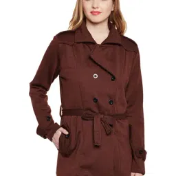 Belle Fille Brown Regular Fit Jacket-image-79
