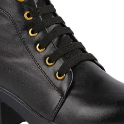 Shoetopia Kids Black Casual Booties image 5