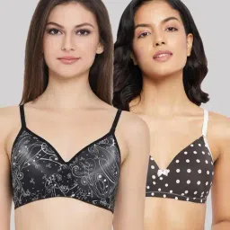 Clovia Multicolor Printed Bra (Pack of 2)-picture-16