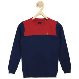 Allen Solly Junior Navy Solid Sweatshirt-picture-17