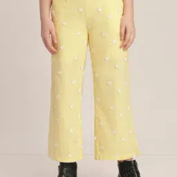 VERO MODA GIRL Popcorn Cotton Embroidery Pants-picture-40