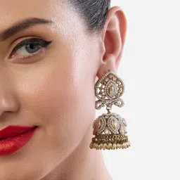 Zaveri Pearls Multi Alloy Earrings for Women image 2