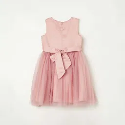 Juniors by Lifestyle Pink Embroidered Dress image 2