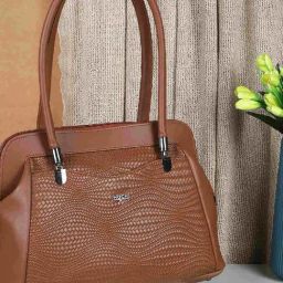 Mochi Tan Textured Large Shoulder Handbag-picture-44
