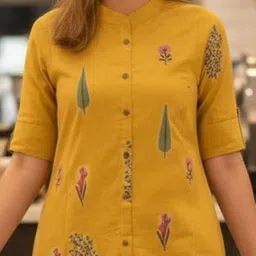 KALINI Women Ethnic Motifs Printed Regular Kurta with Trousers image 2