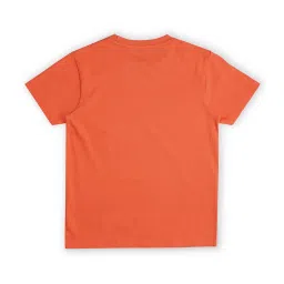 Pepe Jeans Kids Peach & Orange Printed T-Shirt image 2